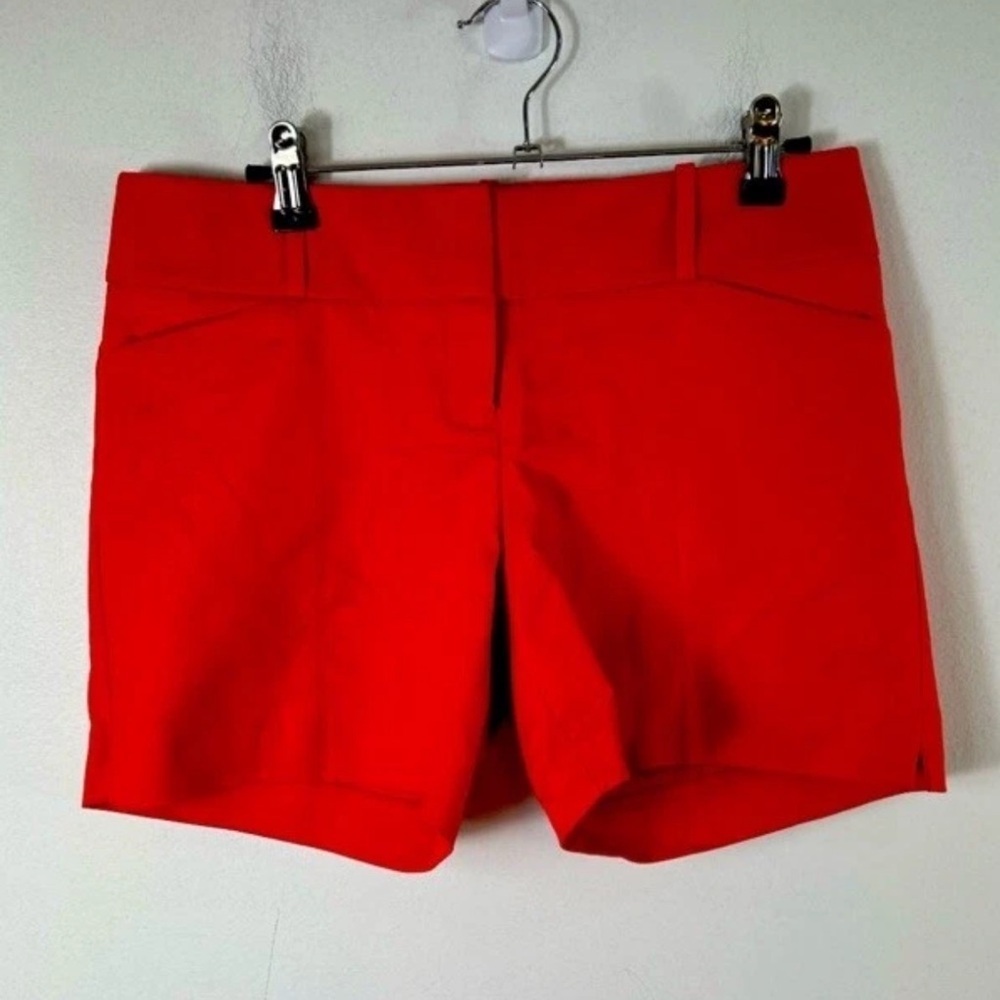 The Limited red tailored shorts